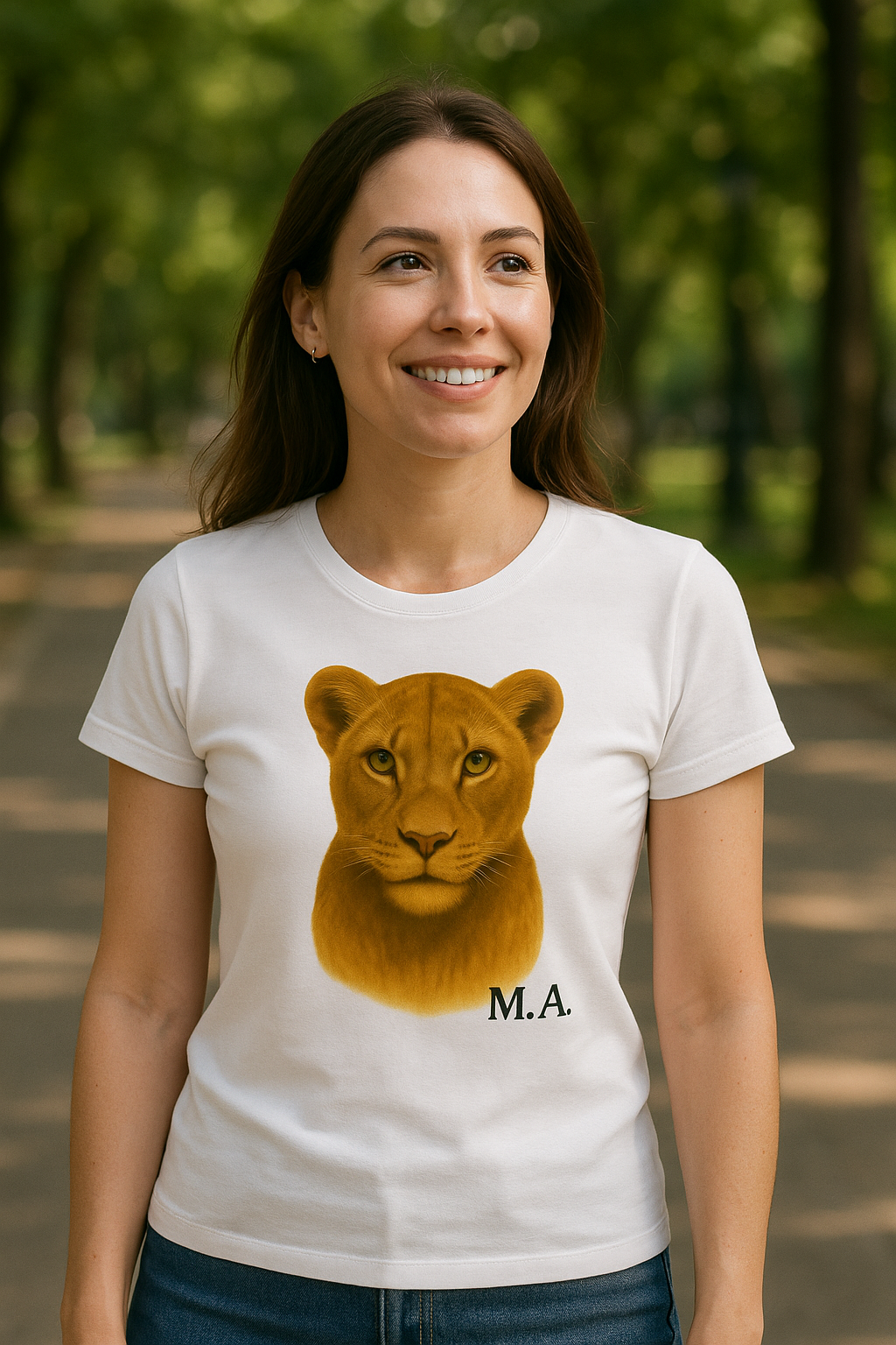 Mama Löwen T-Shirt - Personalisierbar