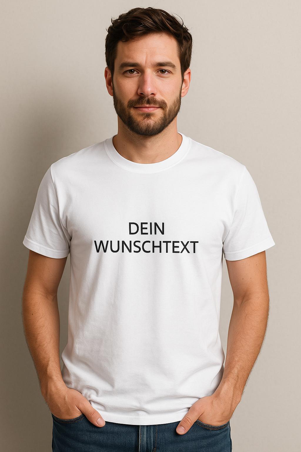 Herren T-Shirt mit Wunschtext - Personalisierbar