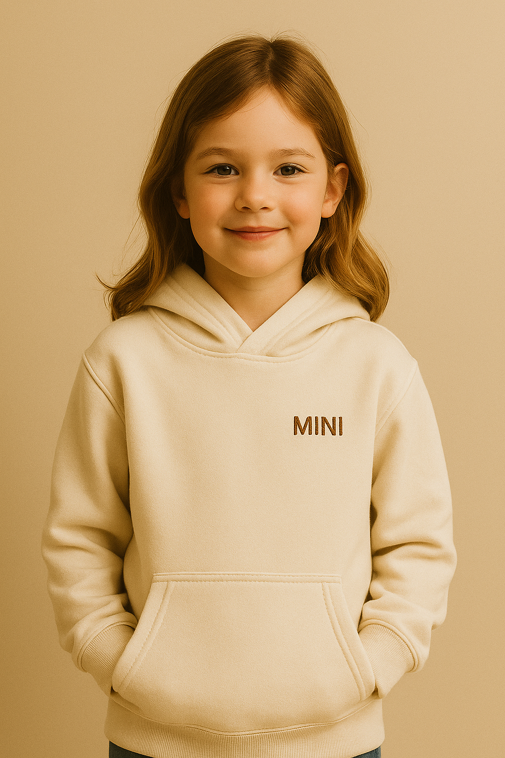 Kinder Hoodie mit Stickerei Mini - Personalisierbar mit Wunschtext